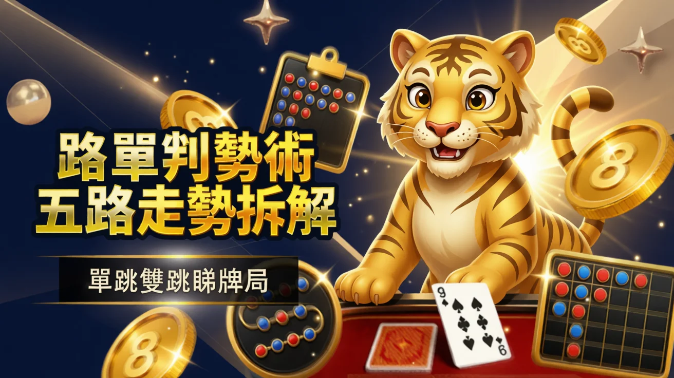 百家樂莊閒走勢清楚顯示，路紙方便參考每局開牌變化