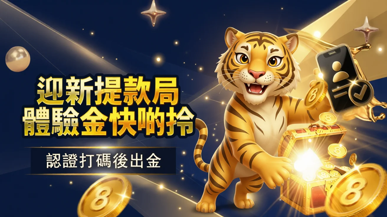 註冊送體驗金，新會員完成開戶即可領取免費彩金優惠